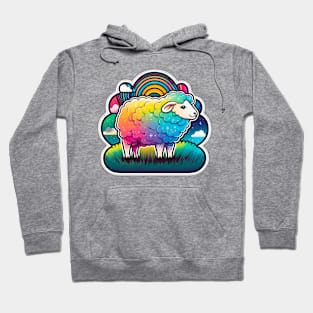 Rainbow Pride Sheep Kawaii Style Hoodie